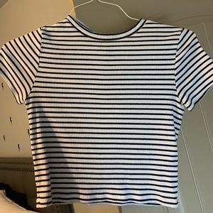 Black and white striped shirt